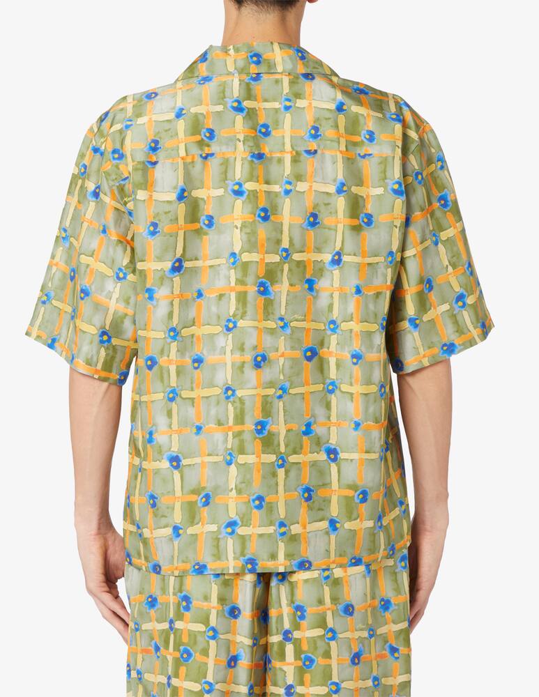 rinascente Marni Short sleeve shirt habotai cuban collar boxy fit