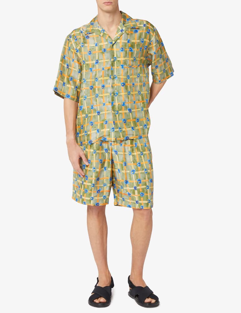 Marni Bermuda habotai loose fit - immagine 2 Marni Bermuda habotai loose fit - immagine 2