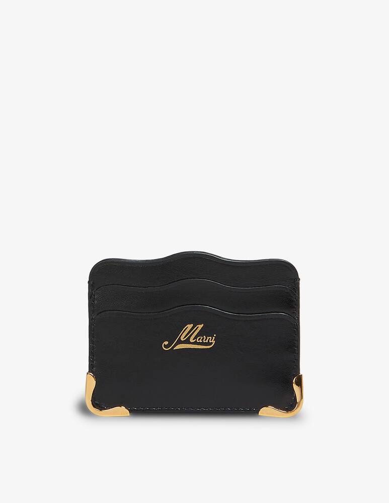 rinascente Marni Portacarte ondulato in pelle
