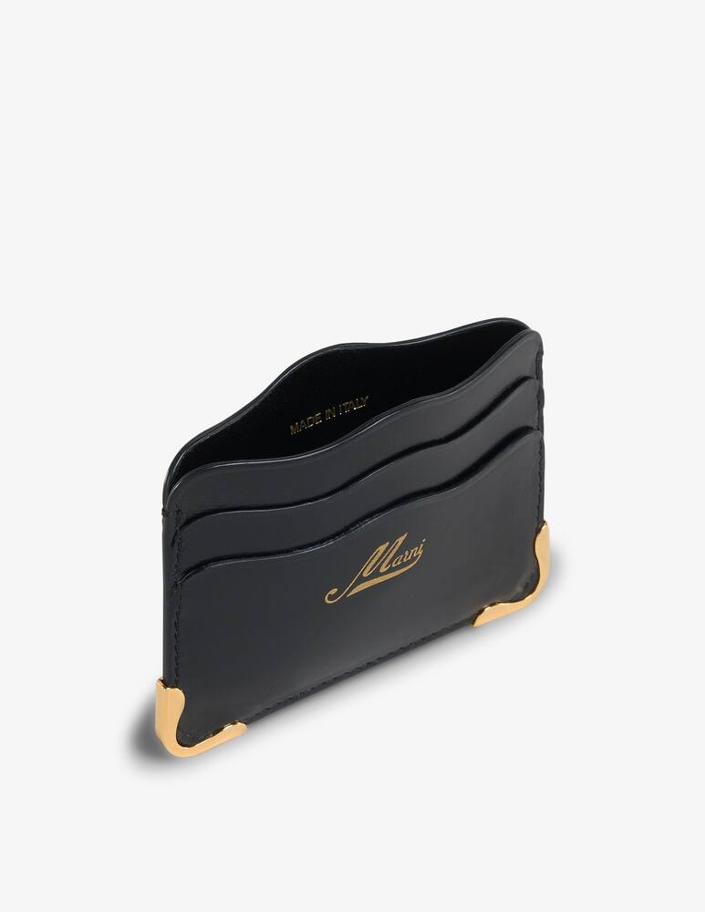 rinascente Marni Portacarte ondulato in pelle