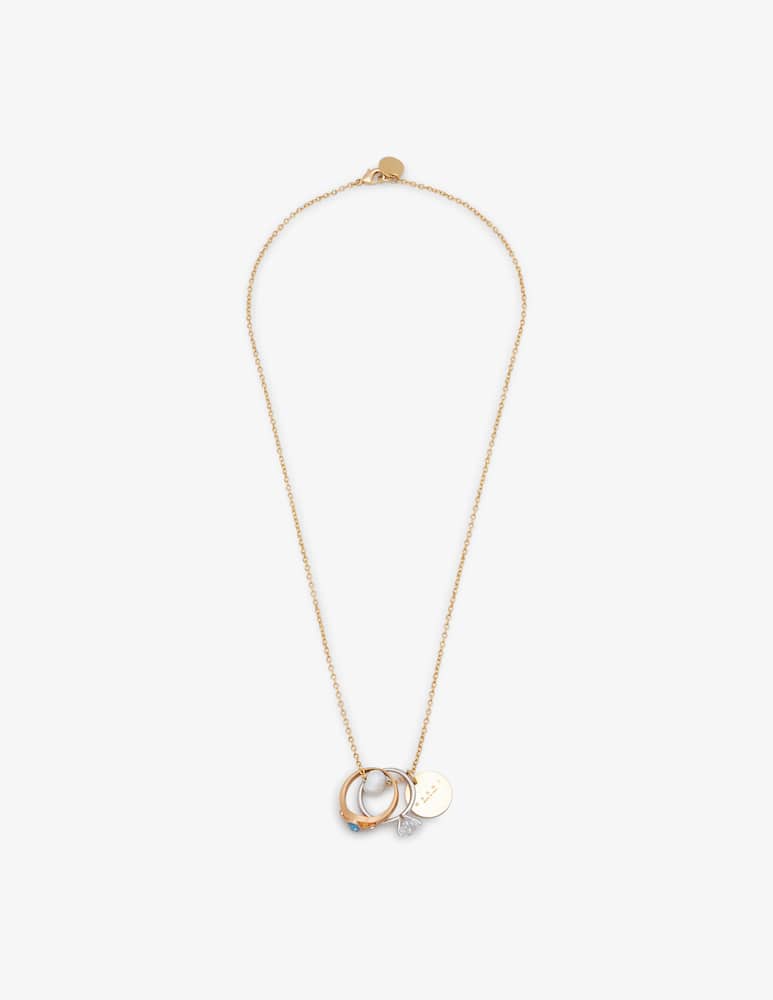 Marni Collana a catena con charms perla e anelli - immagine 1 Marni Collana a catena con charms perla e anelli - immagine 1