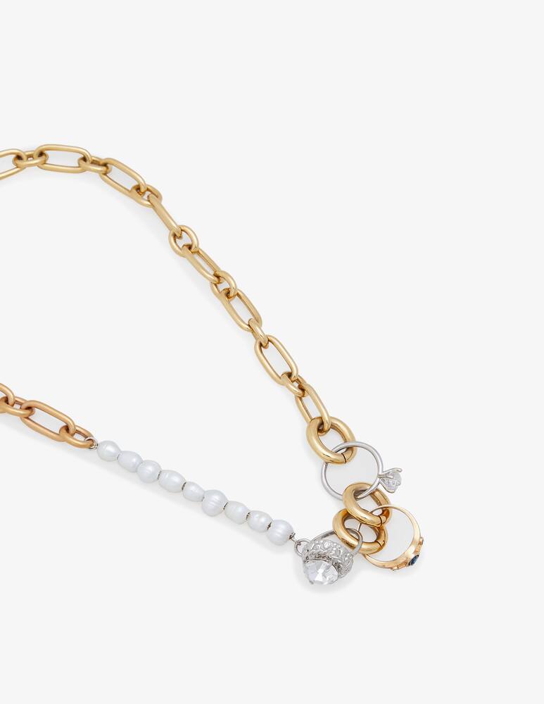 rinascente Marni Collana con catena con perle