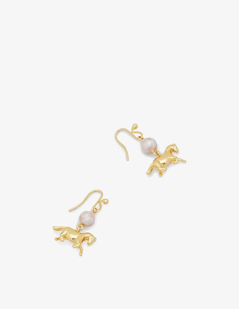 rinascente Marni Earrings with horse-shaped pendants