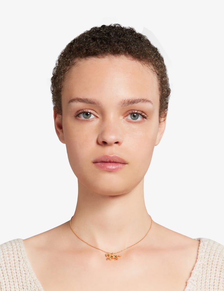 rinascente Marni Collana a catena con ciondolo a forma di cavallo