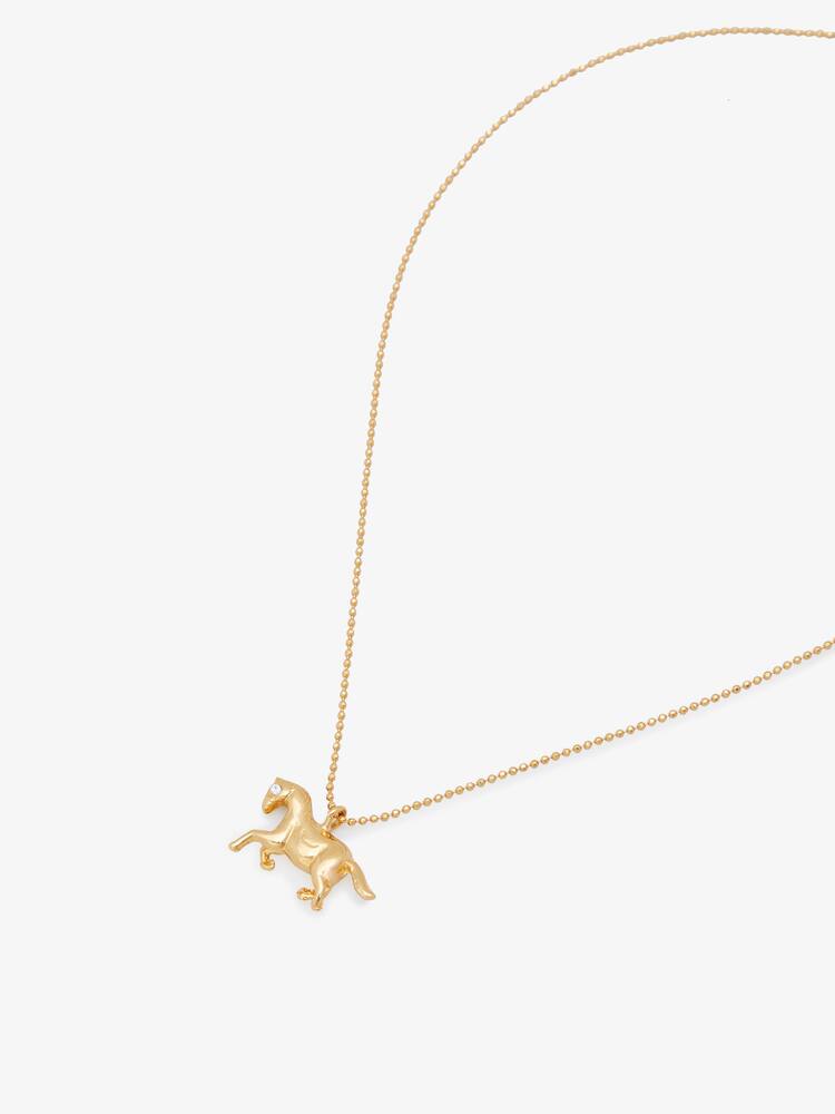 rinascente Marni Collana a catena con ciondolo a forma di cavallo