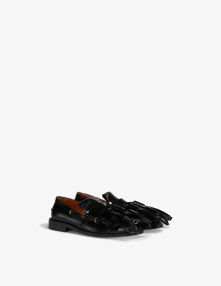 rinascente Marni Bambi leather moccasin with maxi tassels