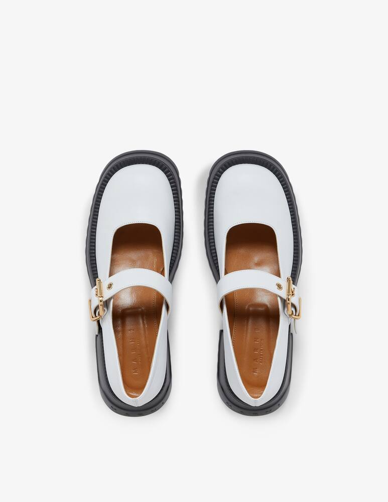 rinascente Marni Mary jane in pelle con suola platform