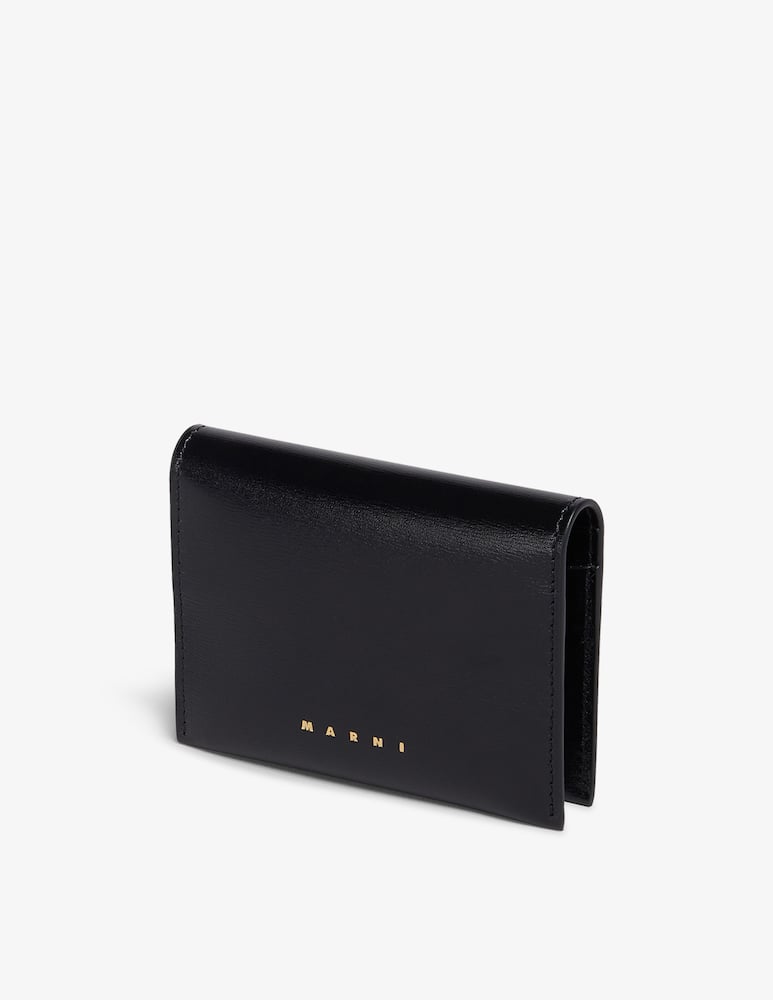 Marni Portafoglio prisma tri-fold in pelle - immagine 4 Marni Portafoglio prisma tri-fold in pelle - immagine 4