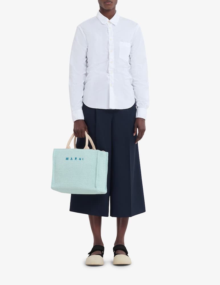 rinascente Marni Small tote bag in raffia effect fabric