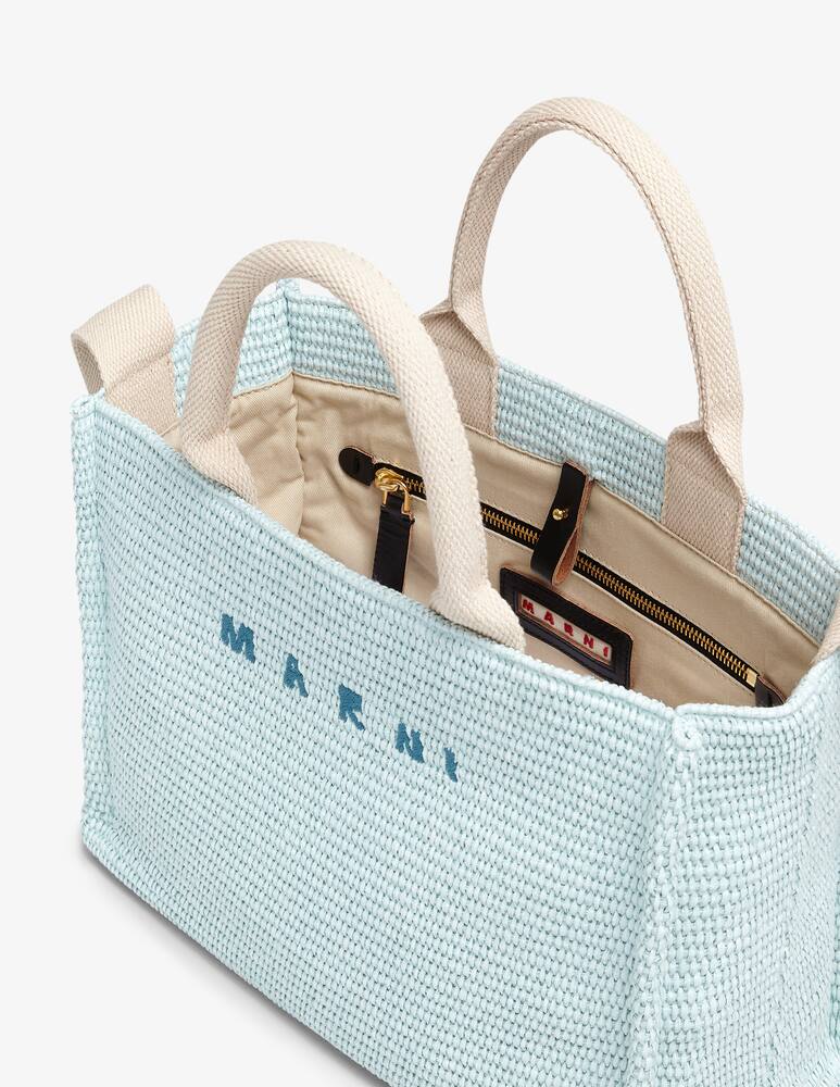 rinascente Marni Small tote bag in raffia effect fabric