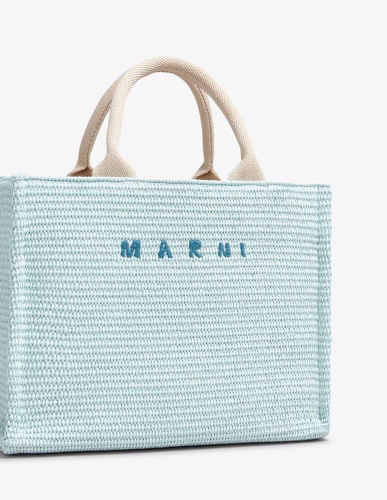 rinascente Marni Small tote bag in raffia effect fabric