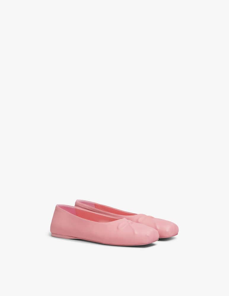 Marni Ballerine little bow in nappa - immagine 3
