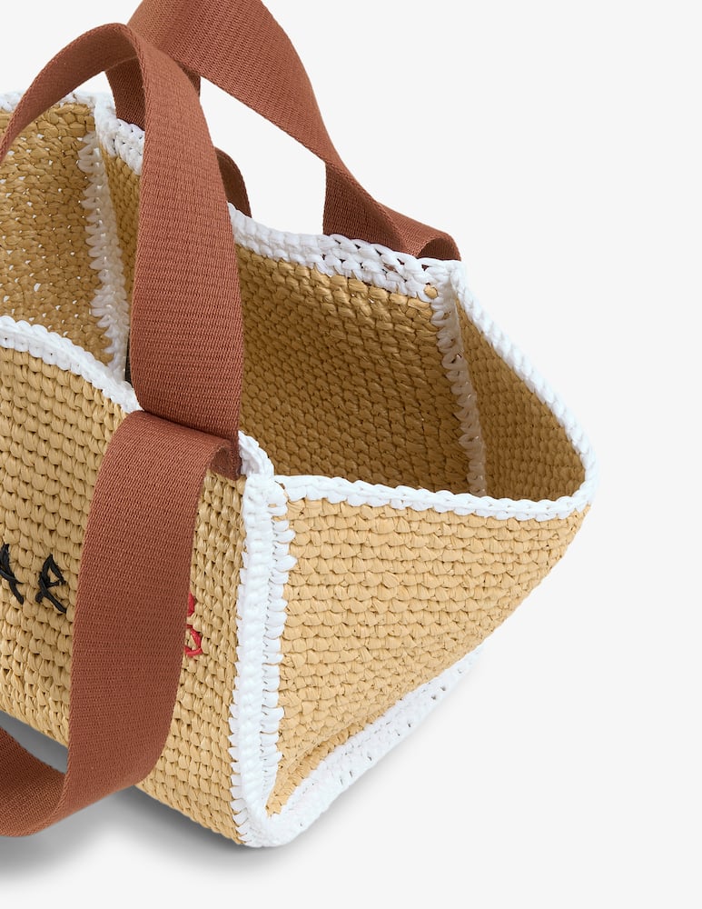 Marni Sillo borsa shopper in maglia macramé effetto rafia - immagine 4 Marni Sillo borsa shopper in maglia macramé effetto rafia - immagine 4