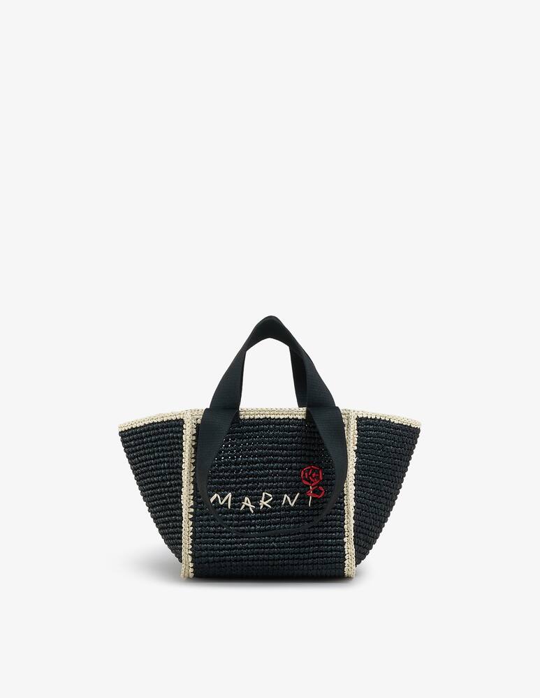 Marni Sillo borsa shopper in maglia macramé effetto rafia - immagine 1 Marni Sillo borsa shopper in maglia macramé effetto rafia - immagine 1