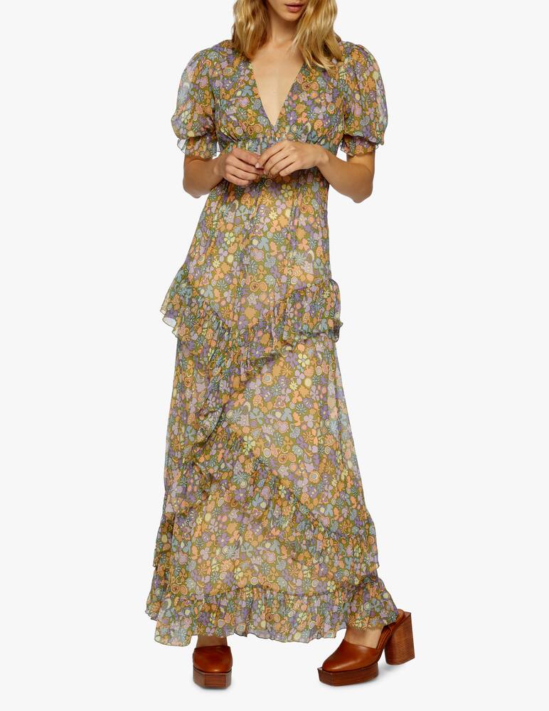 rinascente M Missoni Floral silk maxi dress