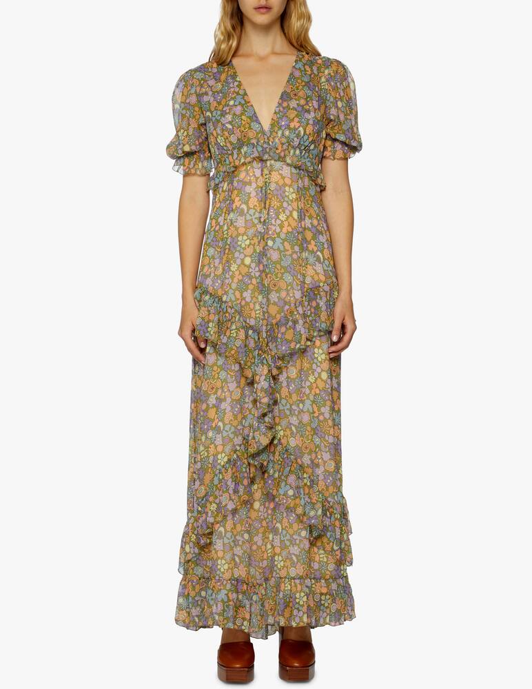 rinascente M Missoni Floral silk maxi dress