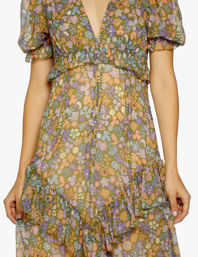 rinascente M Missoni Floral silk maxi dress