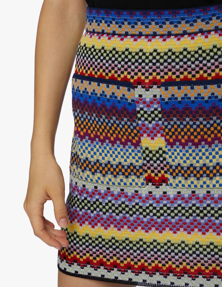 rinascente M Missoni Minigonna a righe