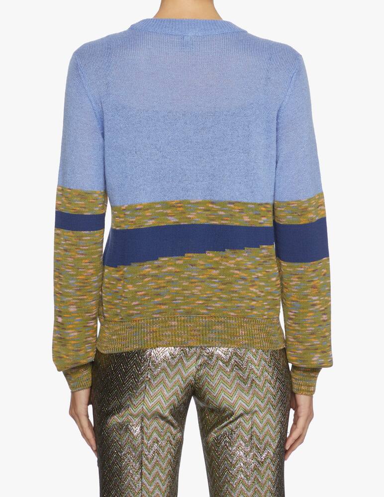 rinascente M Missoni Printed round neck sweater