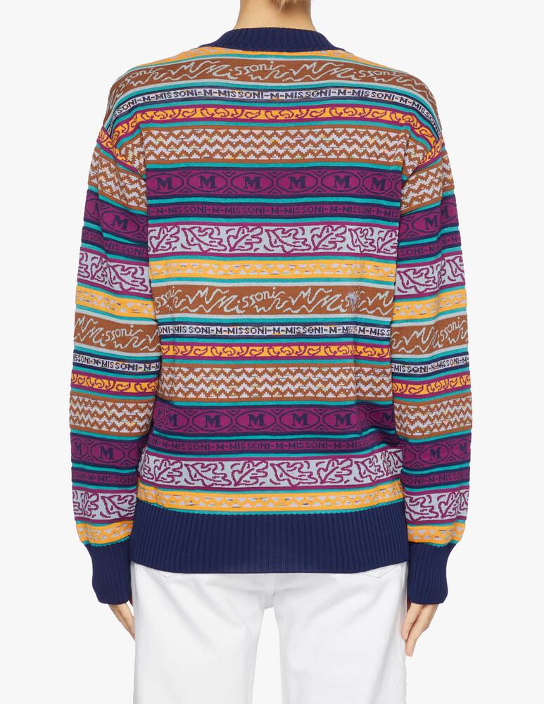 rinascente M Missoni Maglione multicolor in misto lana e cotone