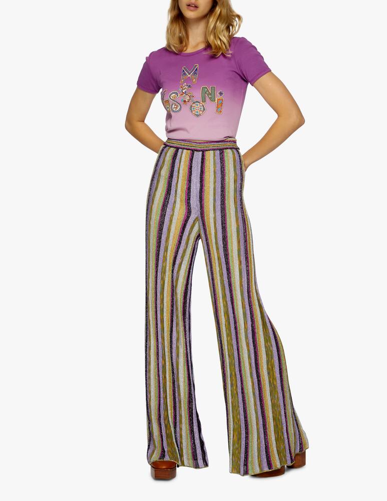rinascente M Missoni Pantaloni palazzo lurex a righe