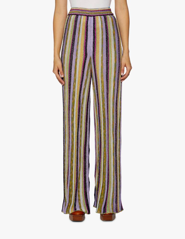 rinascente M Missoni Pantaloni palazzo lurex a righe