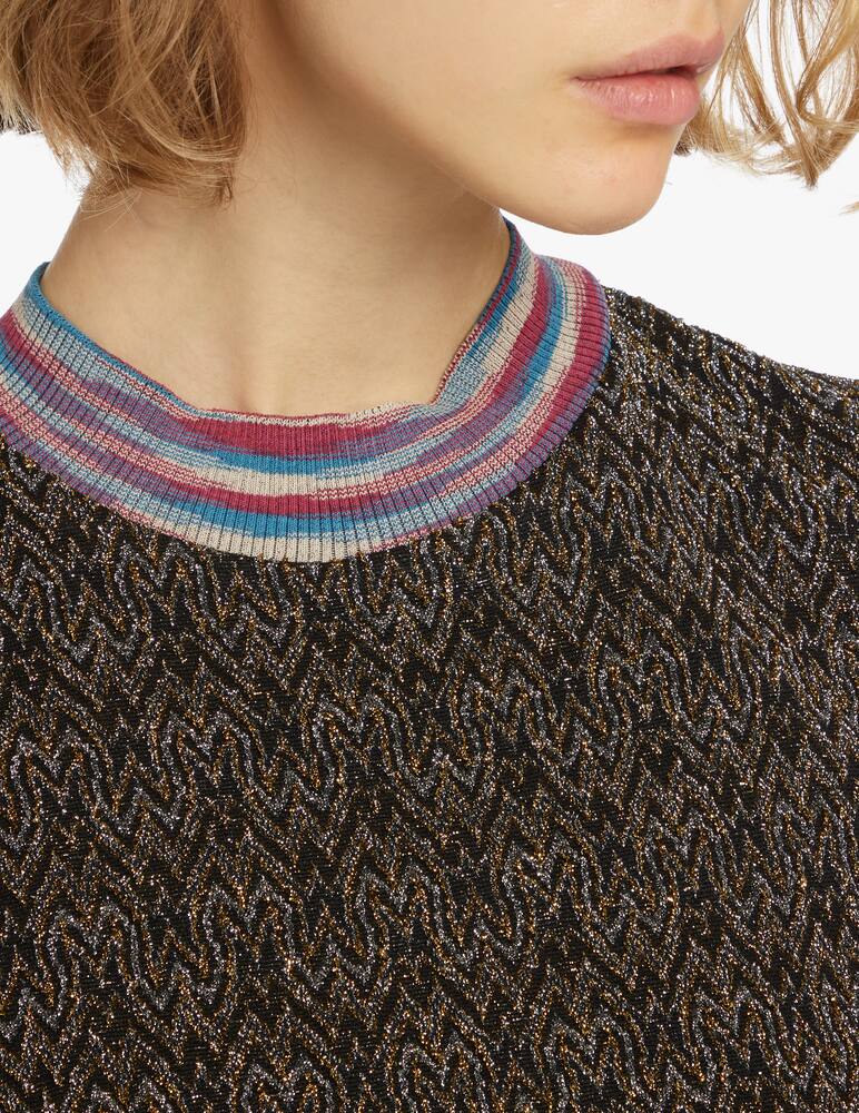 rinascente M Missoni Metalic mini dress