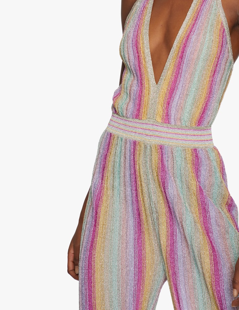 rinascente M Missoni Tuta lunga senza maniche a righe multicolor