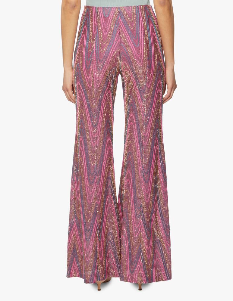 rinascente M Missoni Lurex flare trousers