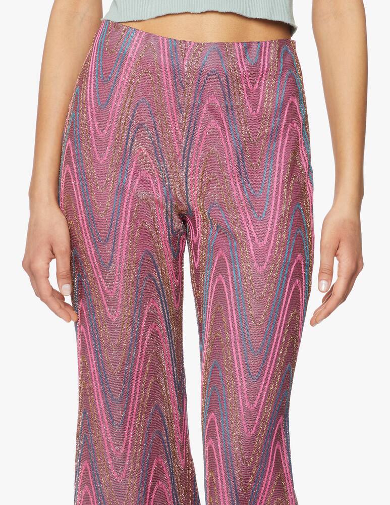 rinascente M Missoni Lurex flare trousers