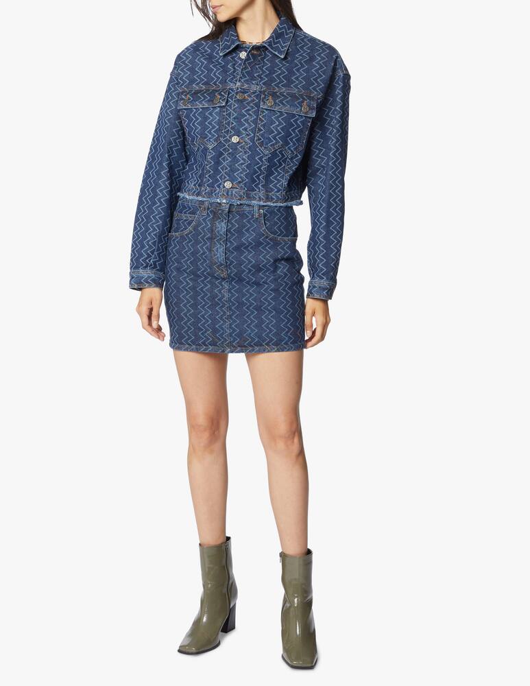 rinascente M Missoni Giacca di jeans con logo