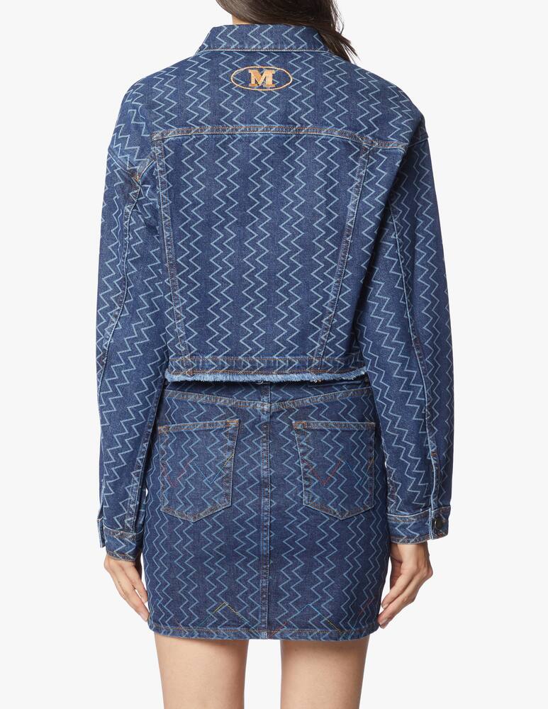 rinascente M Missoni Giacca di jeans con logo
