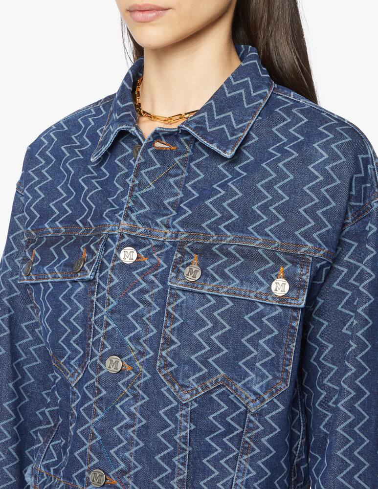 rinascente M Missoni Giacca di jeans con logo
