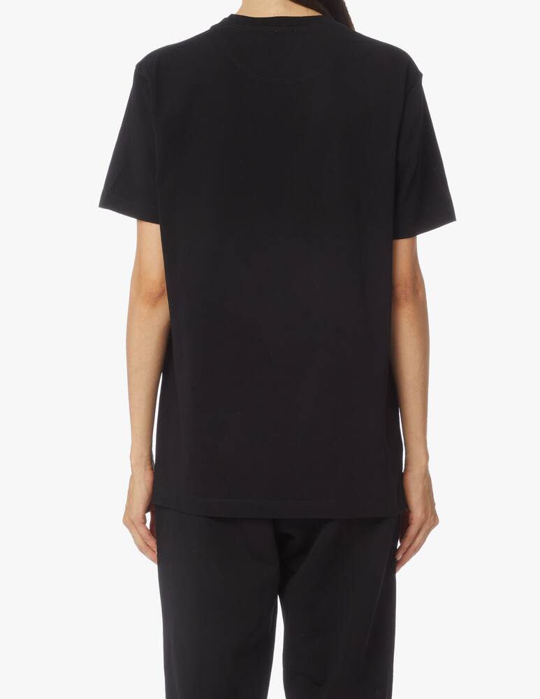 M Missoni T-shirt in cotone con logo ricamato - immagine 3 M Missoni T-shirt in cotone con logo ricamato - immagine 3
