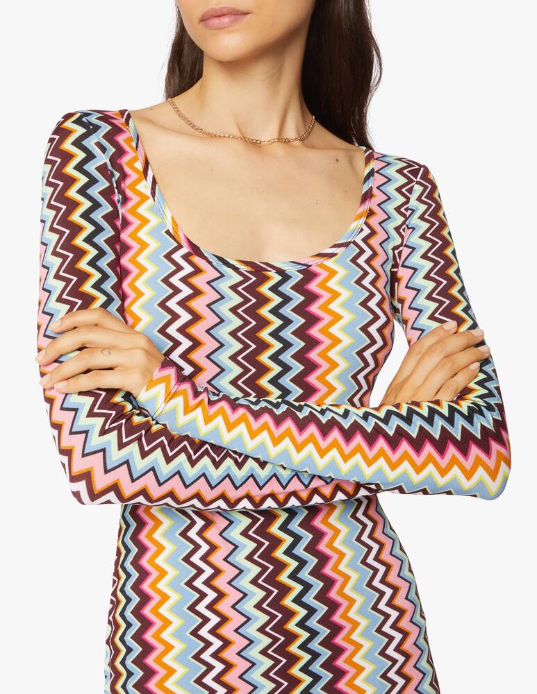rinascente M Missoni Viscose long sleeved dress