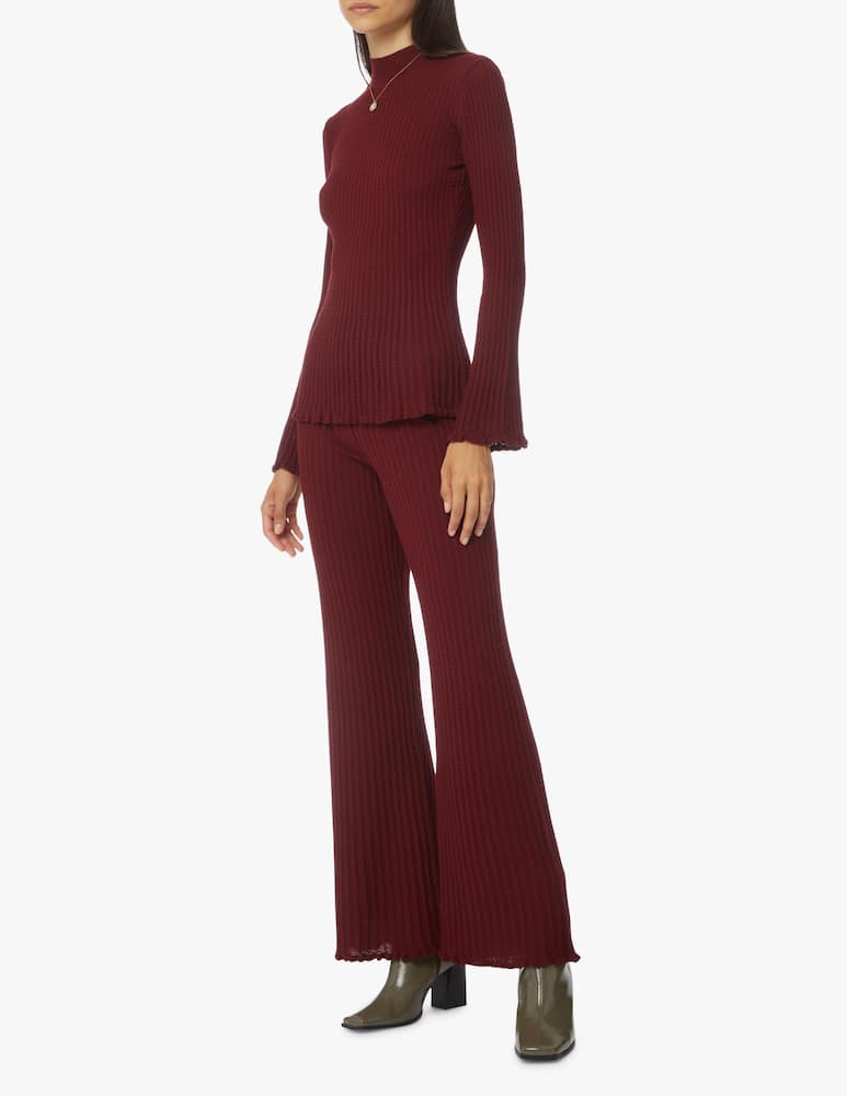 M Missoni Pantaloni a zampa e vita alta - immagine 2 M Missoni Pantaloni a zampa e vita alta - immagine 2