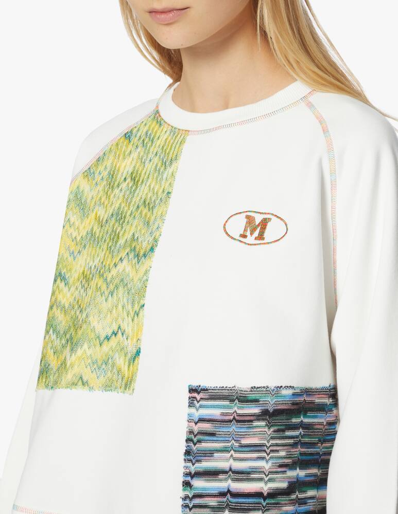 rinascente M Missoni Cotton sweatshirt with logo
