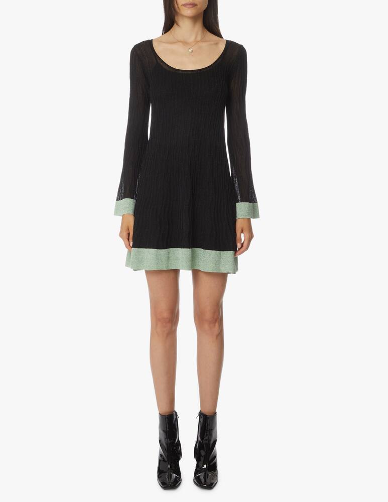 rinascente M Missoni Long sleeved mini dress