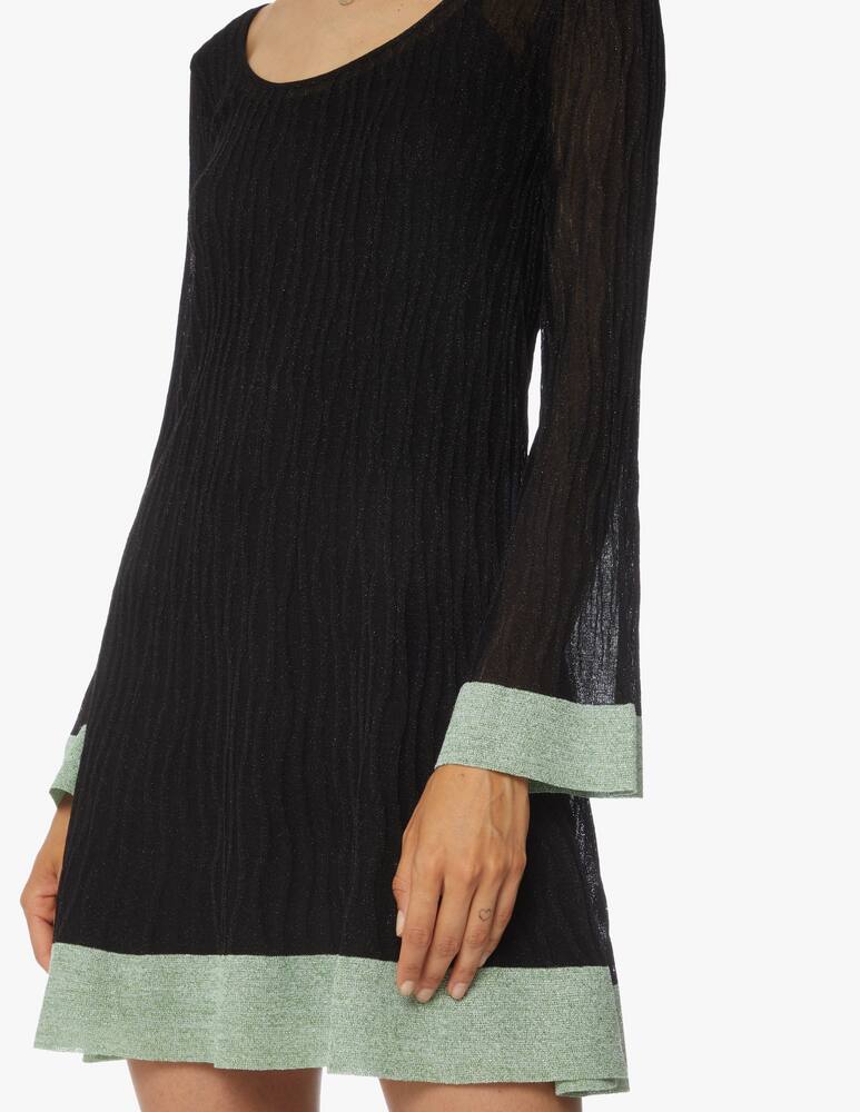 rinascente M Missoni Long sleeved mini dress