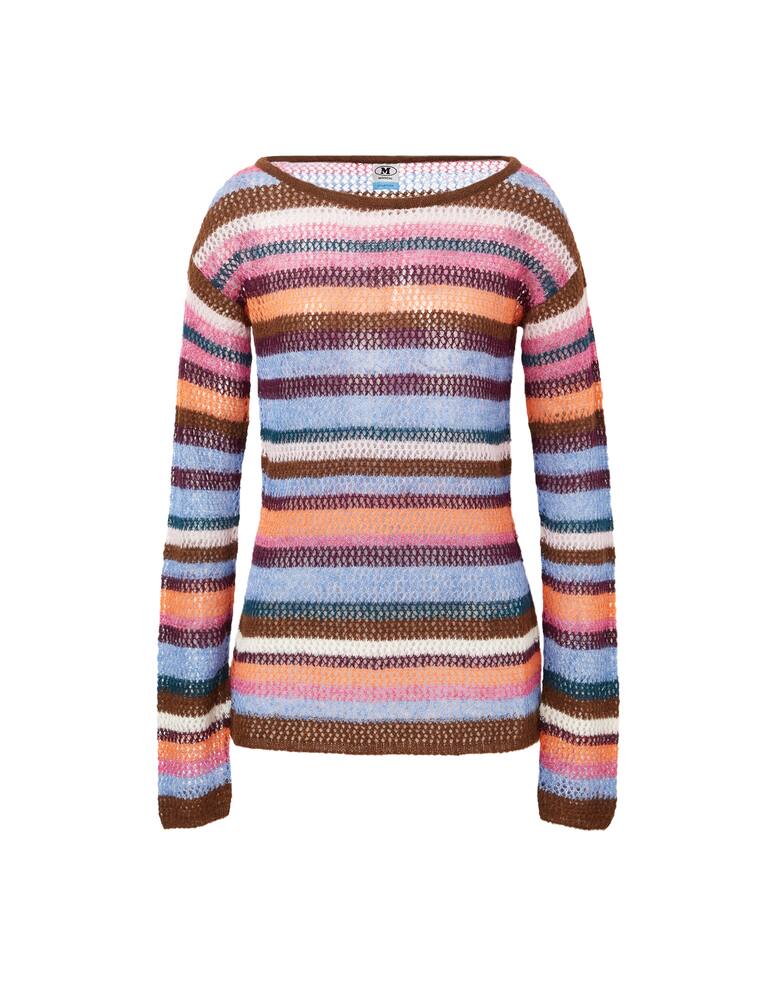 rinascente M Missoni Long sleeved alpaca blend maxi dress