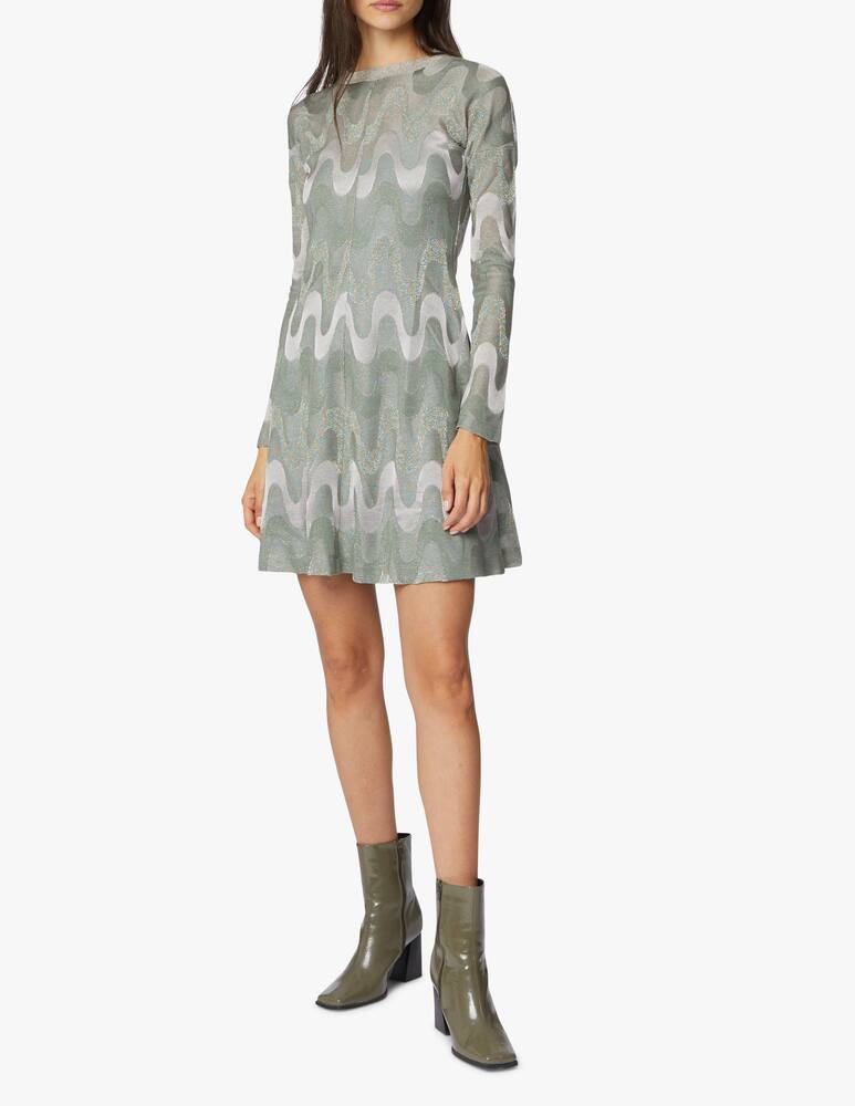 rinascente M Missoni Long sleeved mini dress