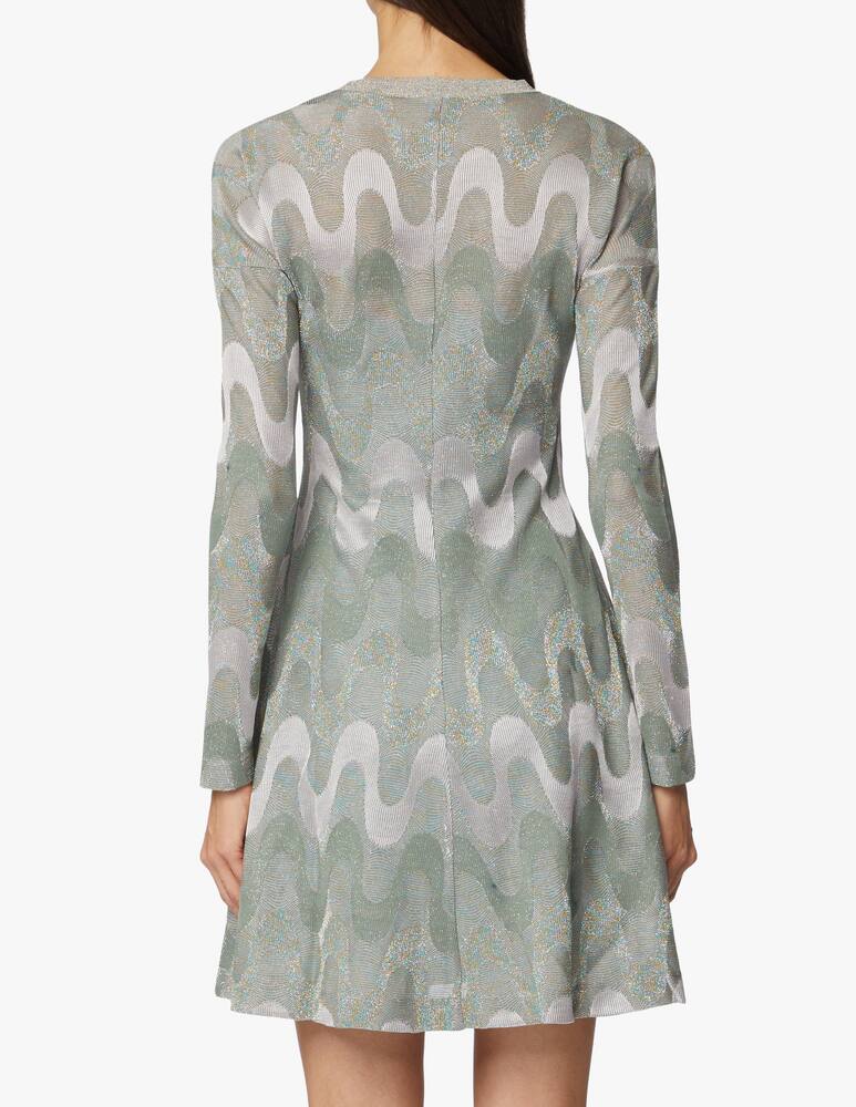 rinascente M Missoni Long sleeved mini dress