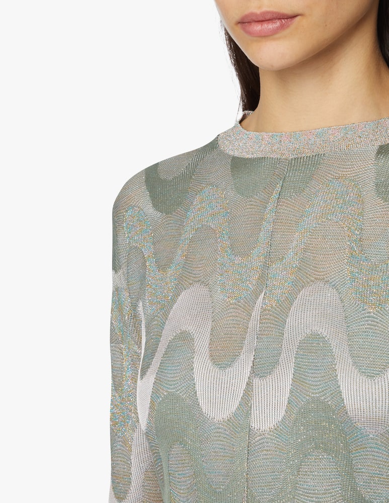 rinascente M Missoni Long sleeved mini dress