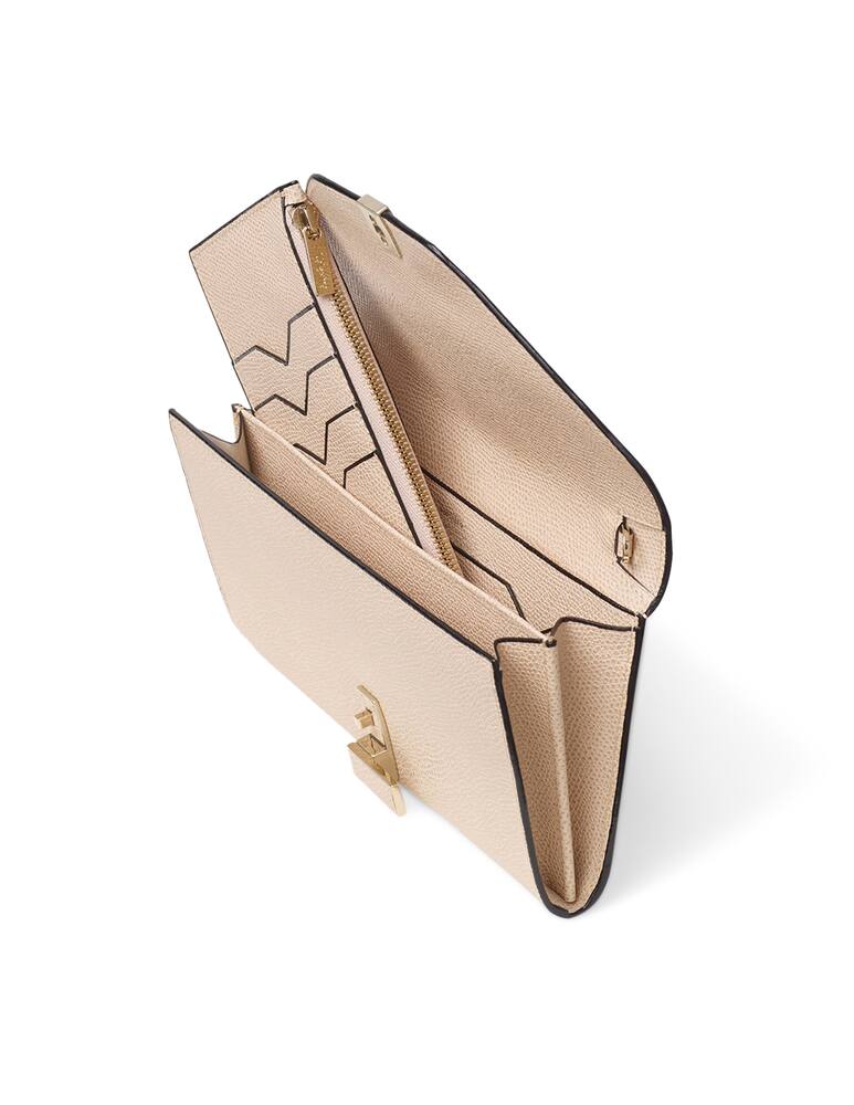 rinascente Valextra Iside Continetale purse with chain