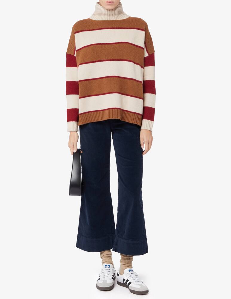 rinascente Cigala's Velvet cropped palazzo jeans