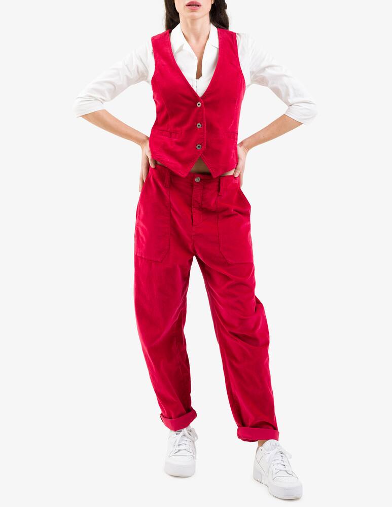 rinascente Cigala's Pantaloni cargo baggy velluto liscio