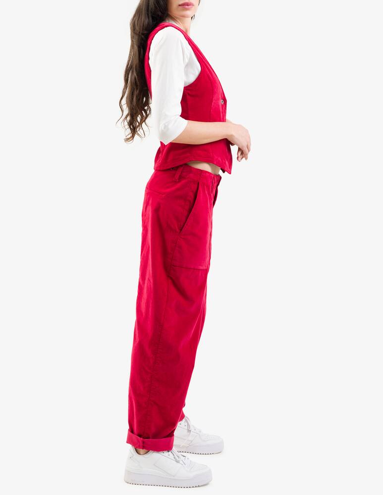 rinascente Cigala's Pantaloni cargo baggy velluto liscio