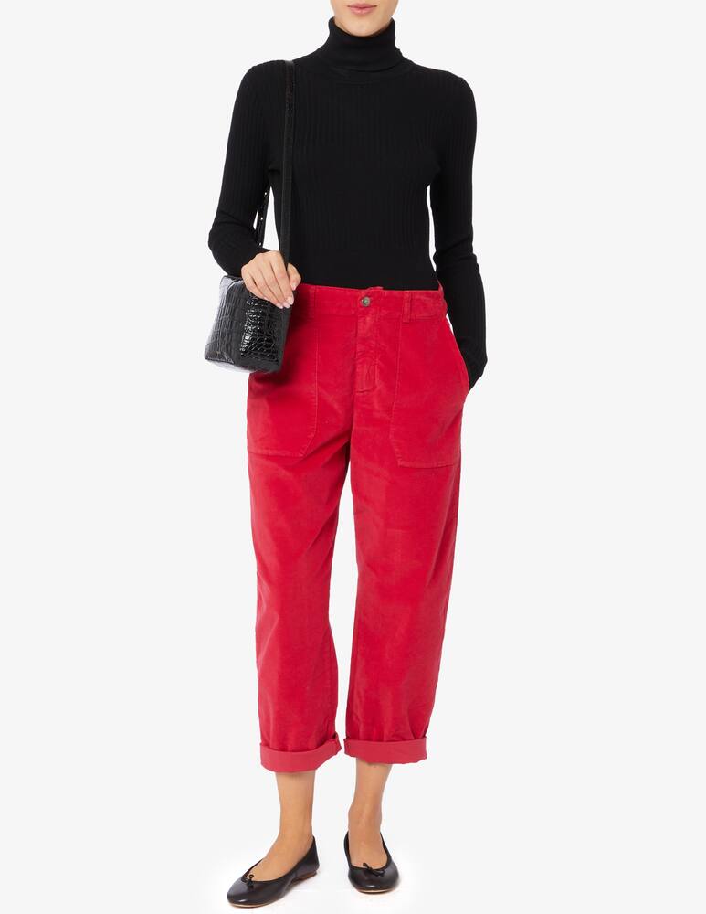 rinascente Cigala's Pantaloni cargo baggy velluto liscio