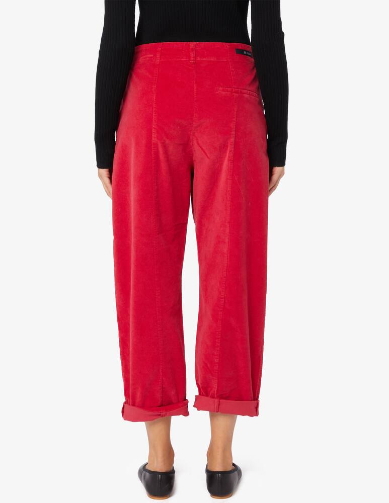 rinascente Cigala's Pantaloni cargo baggy velluto liscio