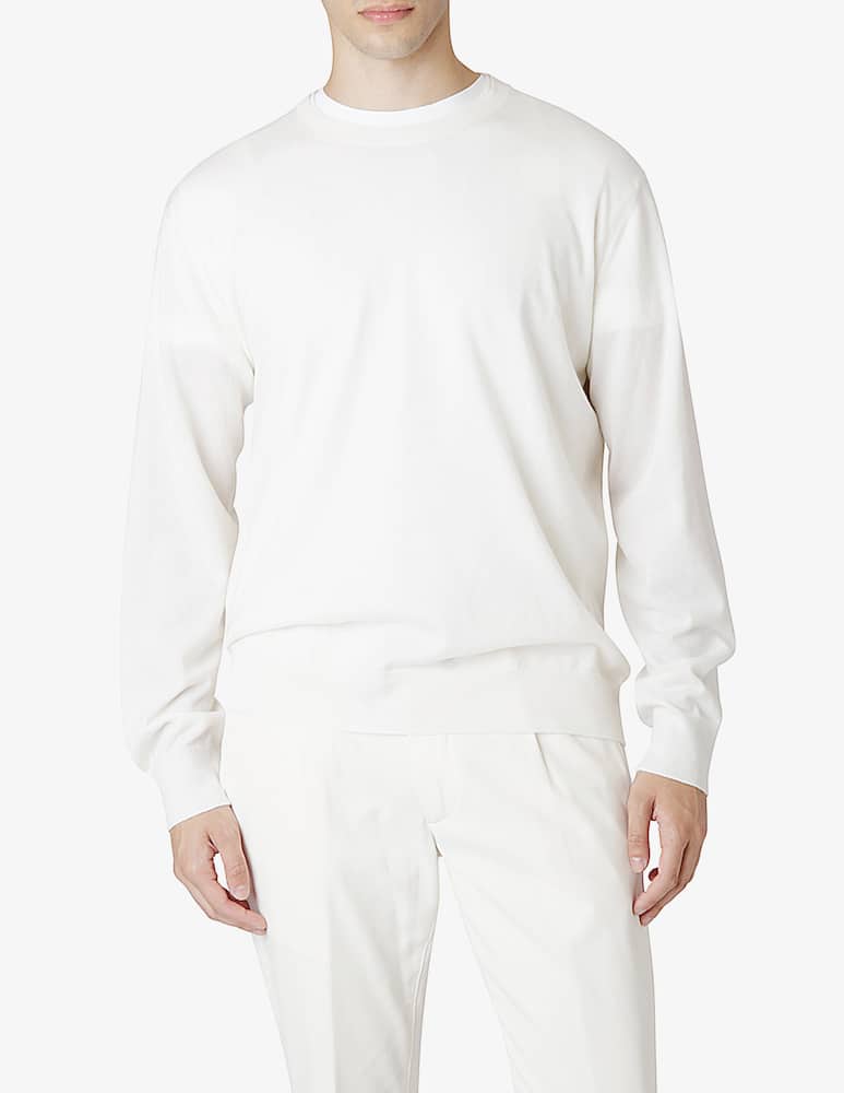 rinascente Eleventy Double Neck Crewneck Sweater